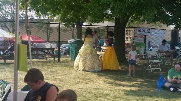 Belle and Snow White!