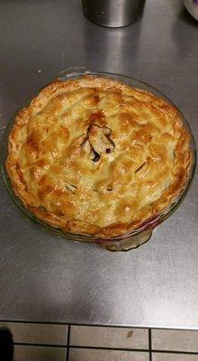 Huckleberry apple pie.