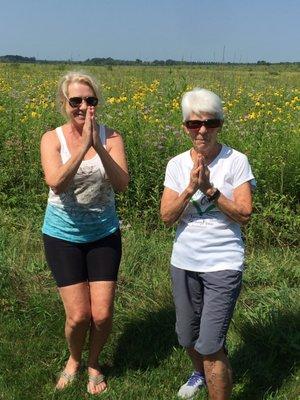 Prairie Yoga summer of 2021  Dick Young Prairie, Batavia, Ill  Greenleaf Yoga