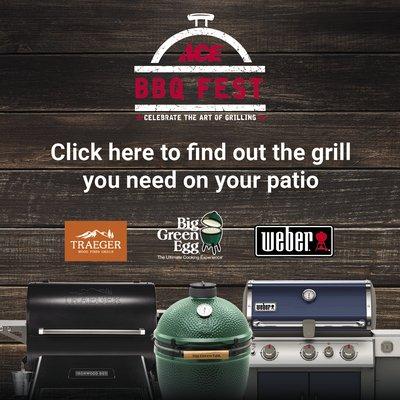 We carry Weber, Traeger, Big Green Egg, Blackstone, and MORE!