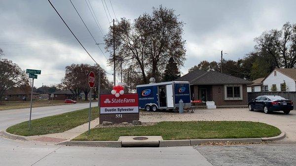 Exterior State Farm sign