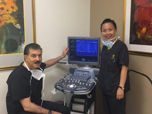 Dr. Ye Working Side by side with Dr. Zouves