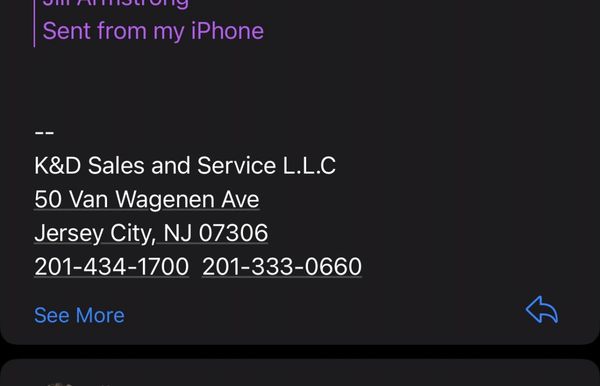 This is the name and address as it appears on the emails from them.