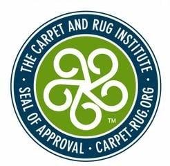 CRI Platinum Seal of Approval Signifies that our cleaning process removes over 90% of the soil and moisture from the carpet