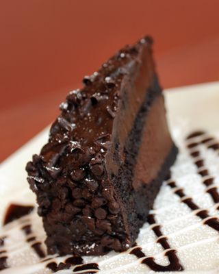 Triple Chocolate Fudge Cake