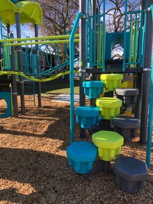 New play structure placed Summer 2020.