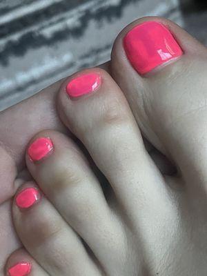 Gel pedicure