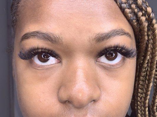 5D cat-eye volume eyelash extensions