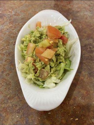 Tasty guacamole dish