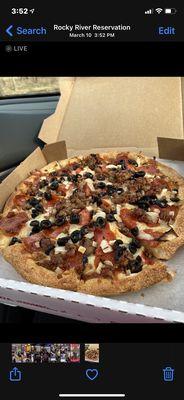 Scrumptious Athens Pizza Pie!