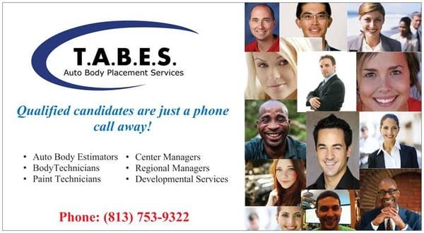 T.A.B.E.S. - Auto Body Placement Services