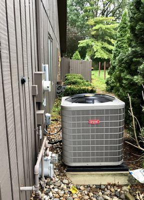 Bryant 2 Stage High Efficiency Air Conditioning Installation