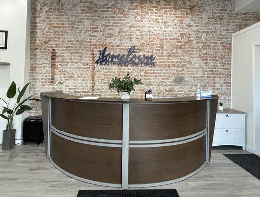 Reception desk