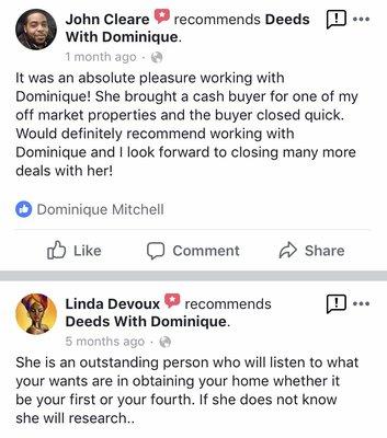 Always going to give 100% for my clients. Follow me on Facebook and Instagram @domtherealtormi