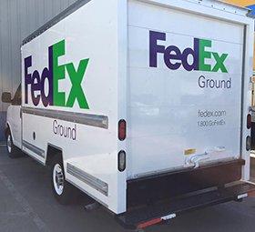 Fed Ex Decal Installation