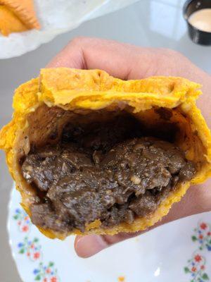 Eggplant empanada