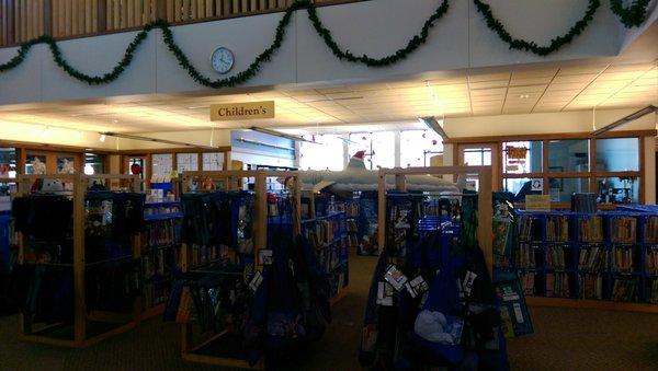 Kids can check out bags that have a book and a toy that's relevant to the book