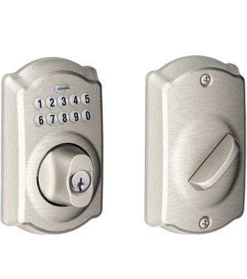 Deadbolt style code lock