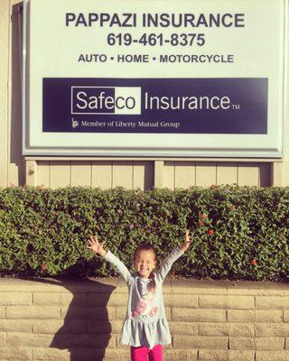 she LOVES insurance  :)