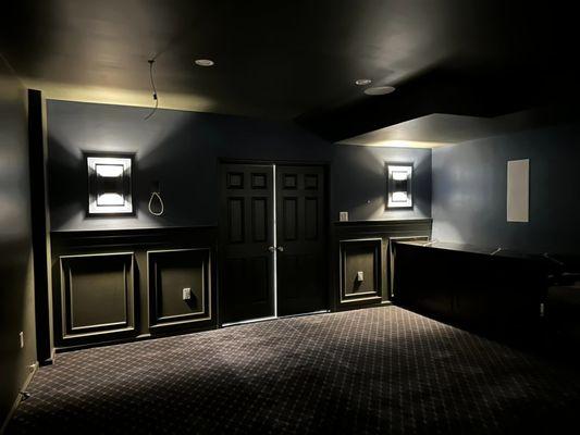 Basement remodeling - Sound proof cinema