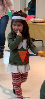 (Pre-covid) thanksgiving lunch that the school put on for the parents. Complete with adorable outfits and a concert!