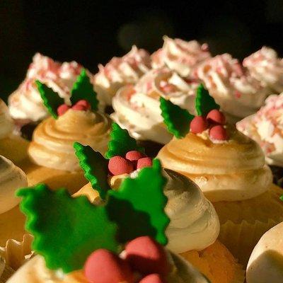 Vanilla Bean and Peppermint Mocha Cupcakes