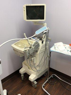 Outdated ultrasound machine