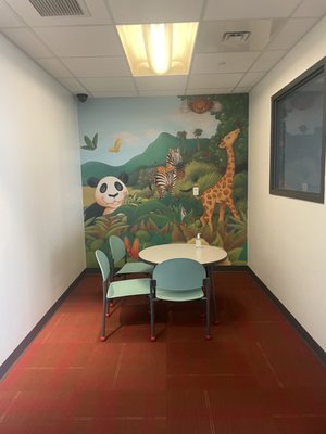 Little kids nook in the waiting area