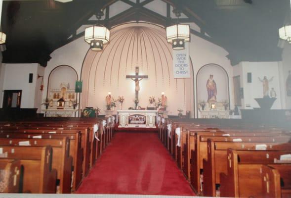 Inside of church