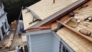 Cedar roofing