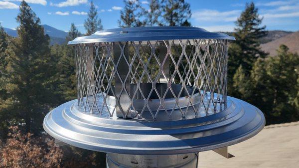 Brand new stainless steel (lifetime warranty) Home Saver Chimney Cap Installation...