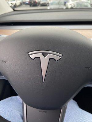 My Tesla steering wheel!