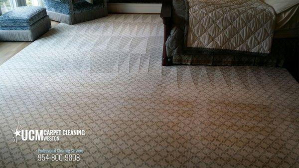 Bedroom carpet cleaning