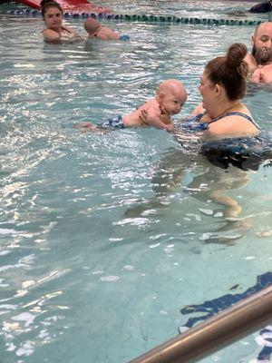 Baby pool area at Hubbard swim school