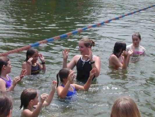 Swimming class