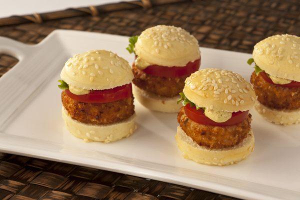 Mini Crab Cake Slider