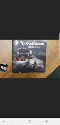 Rockford Fosgate car audio catalog that we made the centerfold