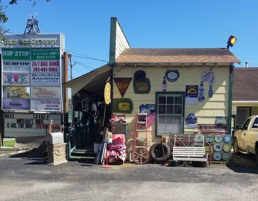 Don't pass the Cowboy Coffee Antiques by It's small but mighty!