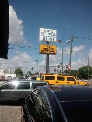 Tony's Auto Sales of Jacksonville