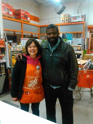 Best at Home Depot. This woman used to be a cashier and now a rep so if you need help at the pro desk  April rector.