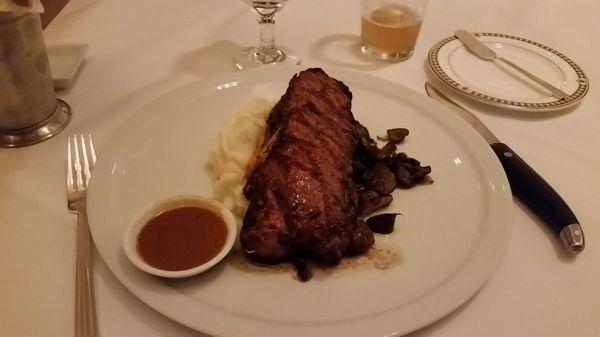 Bone-in NY strip!