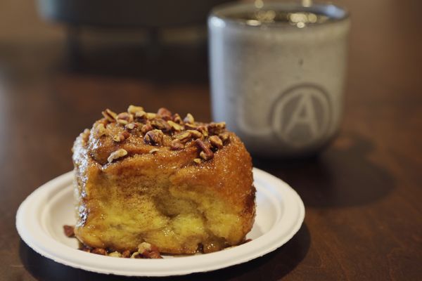 Little Amps Coffee + Allenberry Sticky Buns = an unbeatable combination!