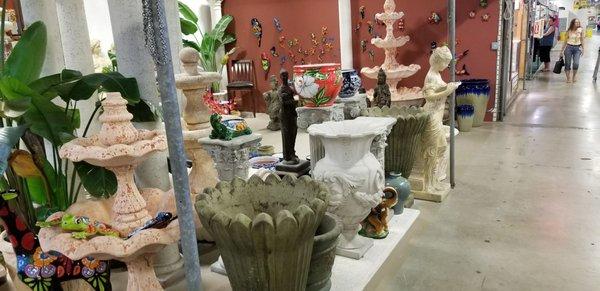 Vases and fountains