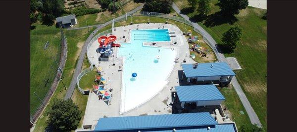 Outdoor swimming pool