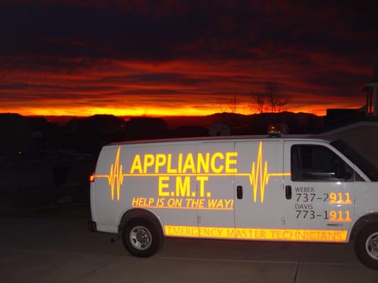 Appliance EMT.  In-home appliance repair.  Help is on the way!