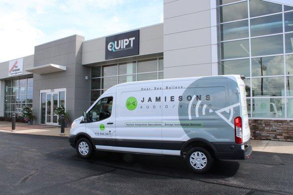 Van Wrap For Jamiesons' A/V