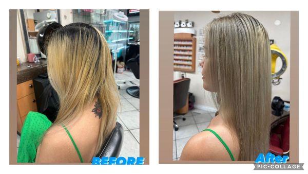 Hair done by Susie! Call for appointment (951) 689-3730