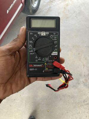 Must keep a multimeter to measure the levels of energy and start to finish. They have good precision.