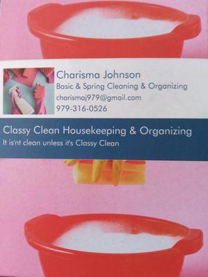 Classy Clean Housekeeping & Organizing