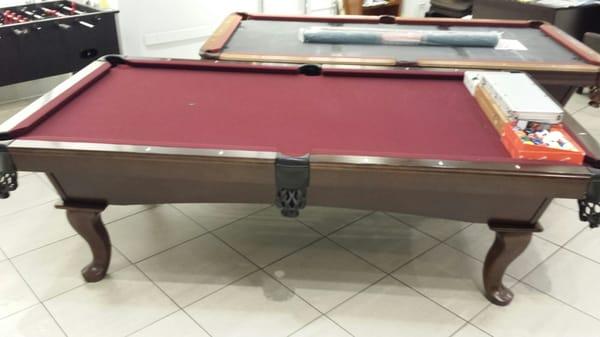 Pool tables in stock